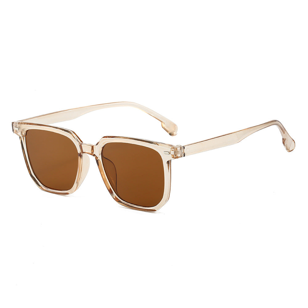 Large Frame Square Sunglasses Retro Trendy High-grade Women