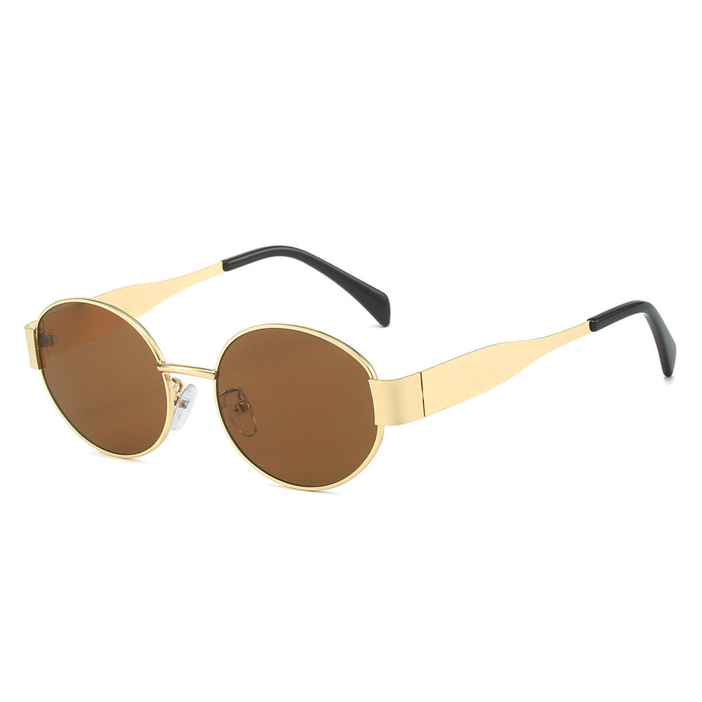 Fashion Retro Oval Sunglasses For Women