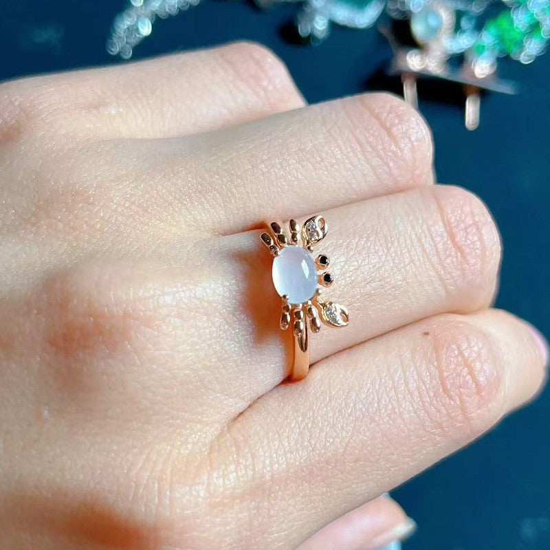 Cute Little Crab Open Ring With A Personalized Touch