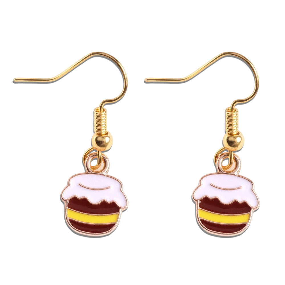 Cartoon Bee Fashion Creative Earrings
