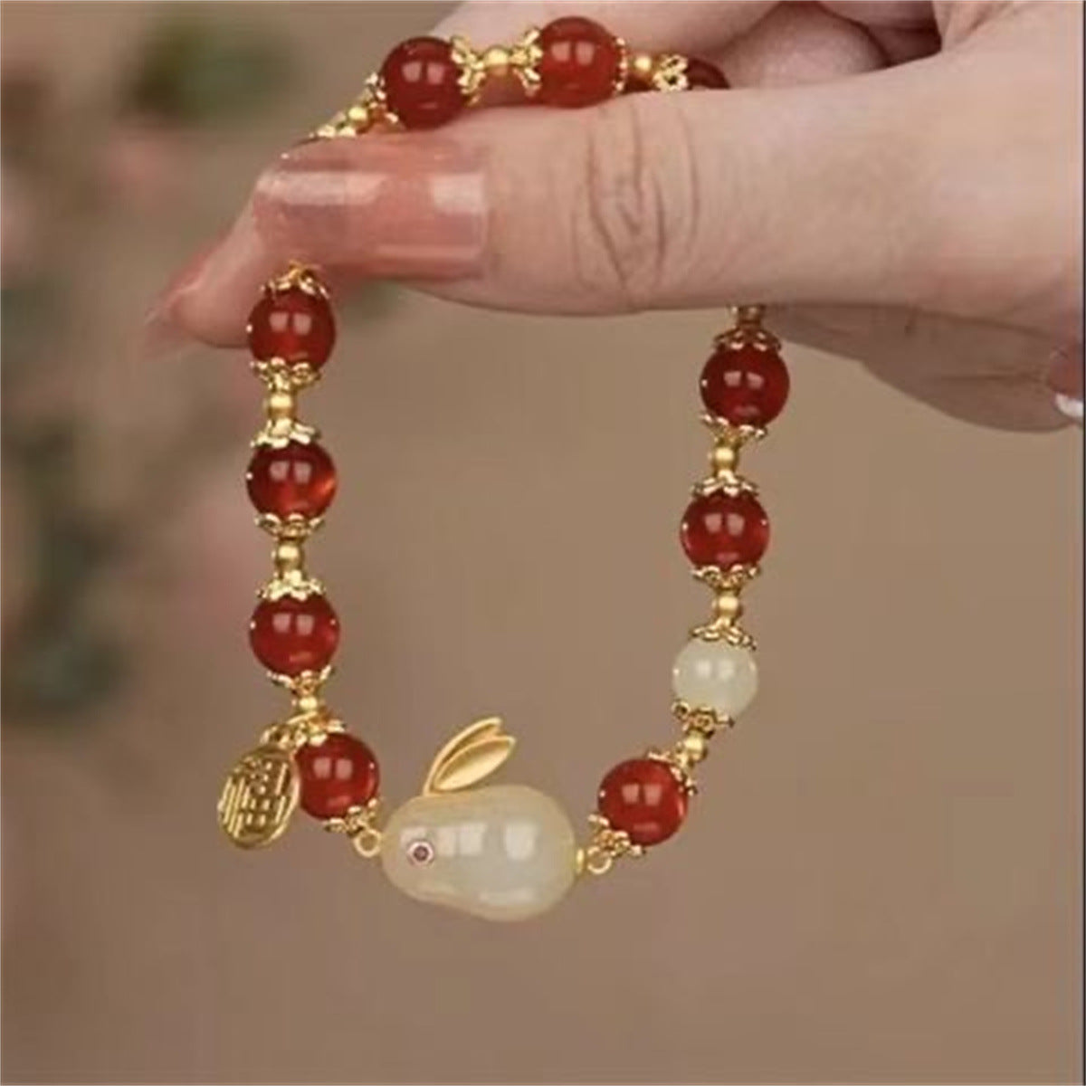 Peace Buckle Simple Bracelet For Women