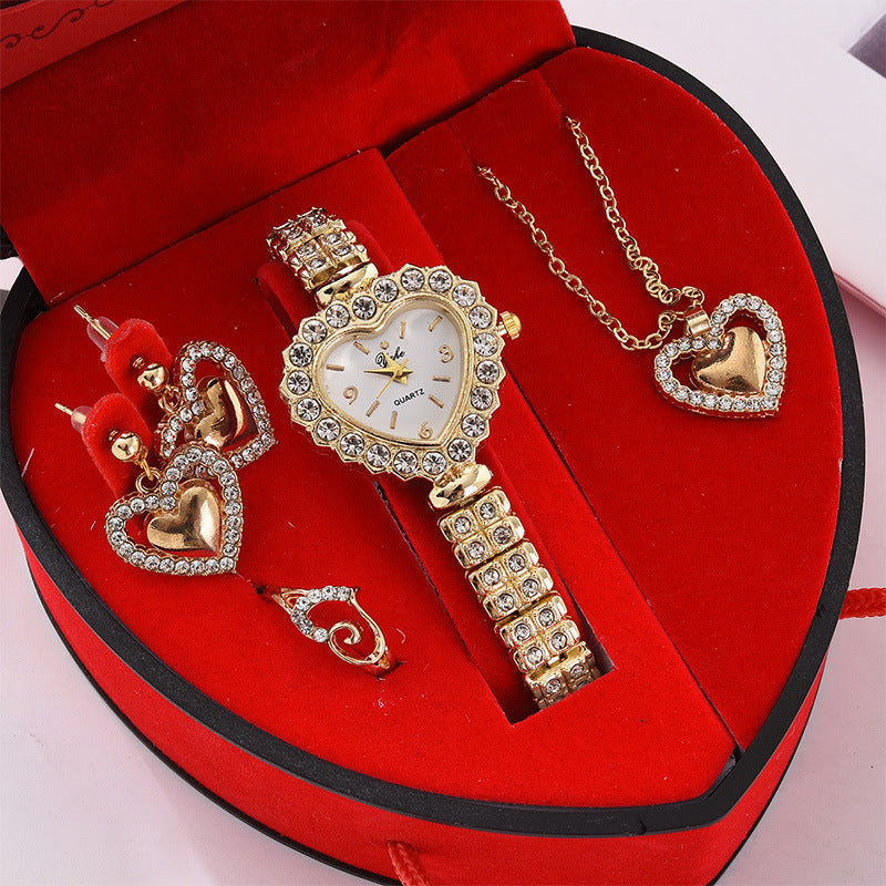 Dual-Drainage Watch In A Heart-Shaped Gift Box
