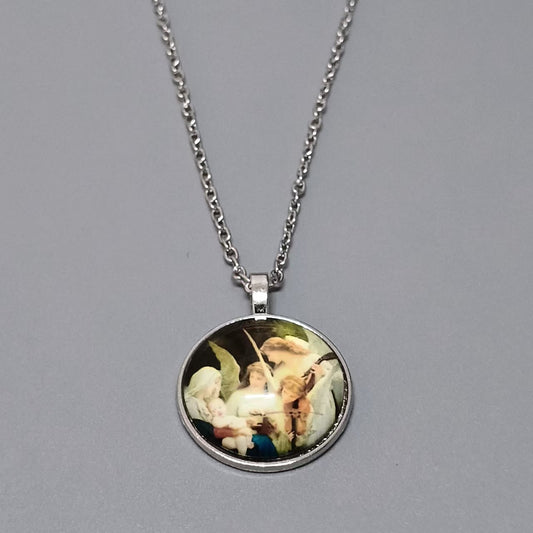 Womens Versatile Vintage Gemstone Alloy Necklace