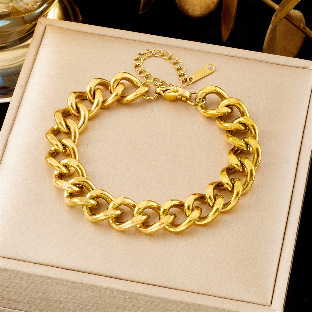 All-matching Ins Gold Fashion Ornament Bracelet