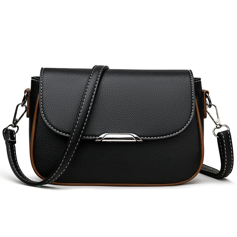 Womens High- Elegant Large Flap Mailbag ShoulderCrossbody Bag