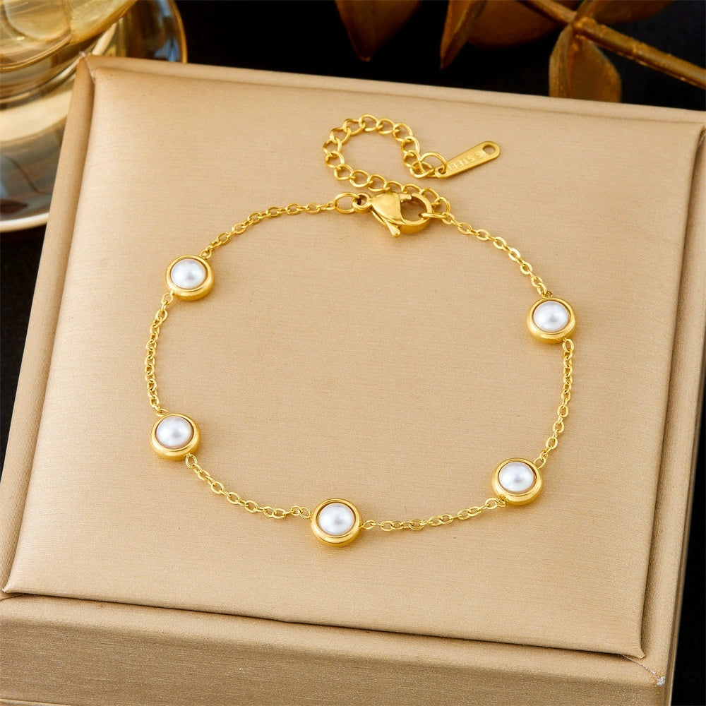 All-matching Ins Gold Fashion Ornament Bracelet