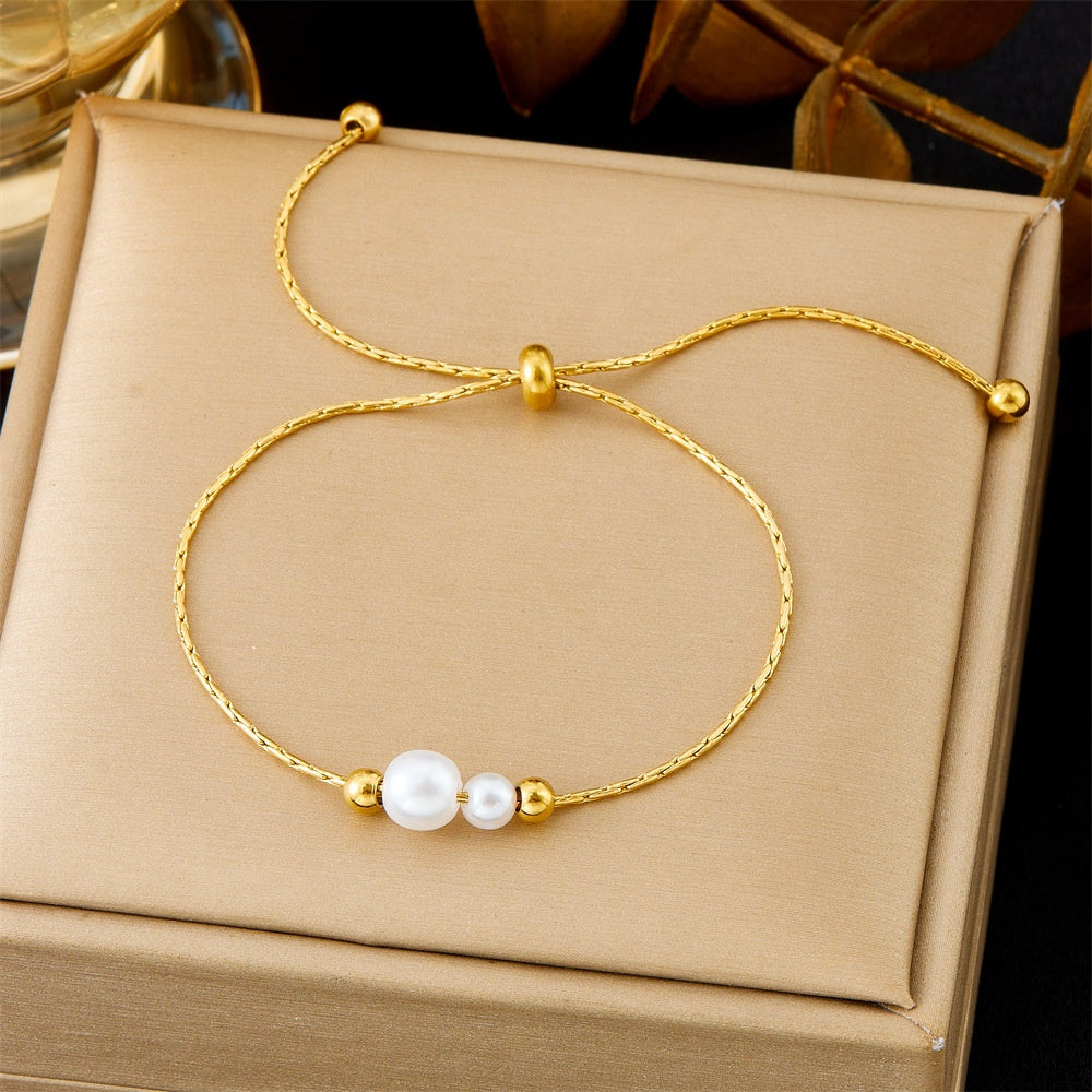 All-matching Ins Gold Fashion Ornament Bracelet