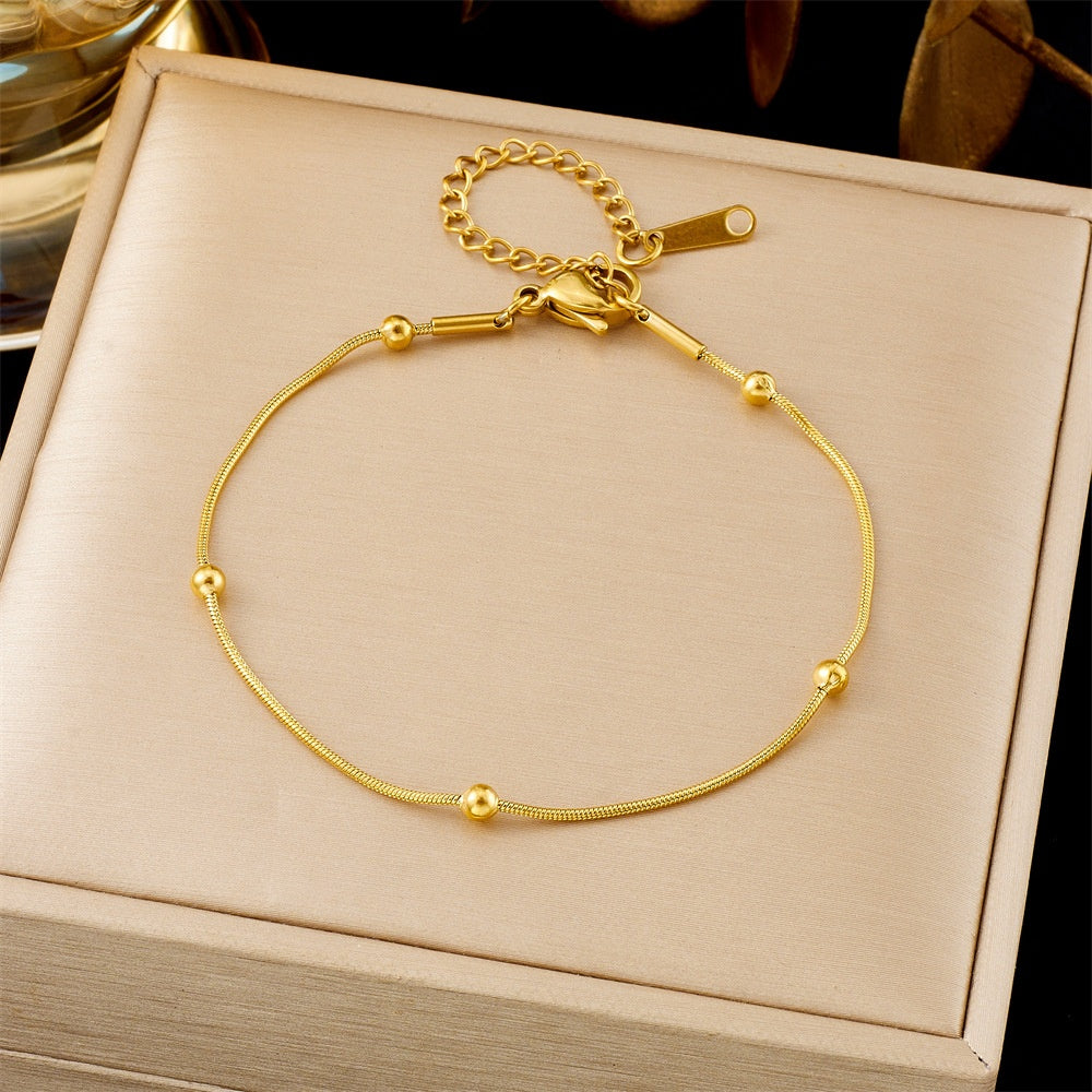 All-matching Ins Gold Fashion Ornament Bracelet