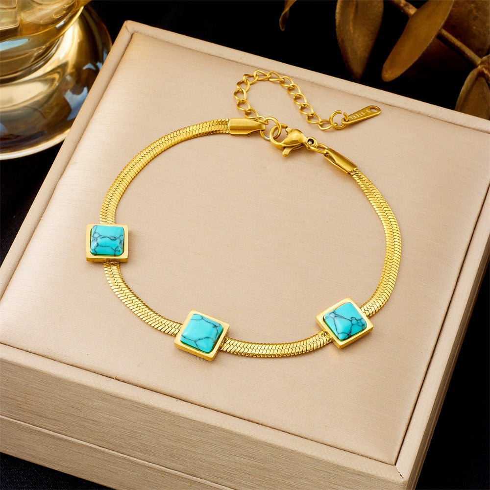 All-matching Ins Gold Fashion Ornament Bracelet