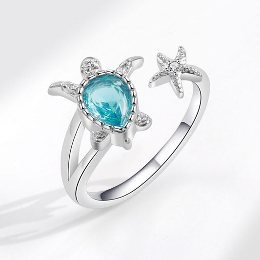 Elegant Turtle Ring For Womens Fashion