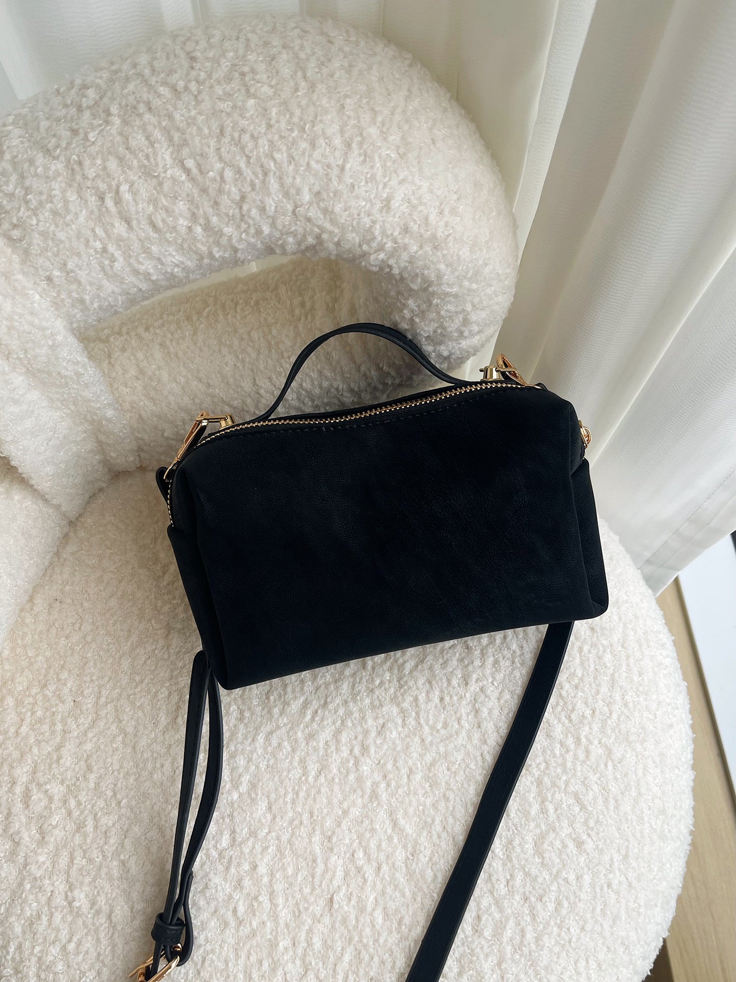Retro Small Square Bag Shoulder Crossbody Bag