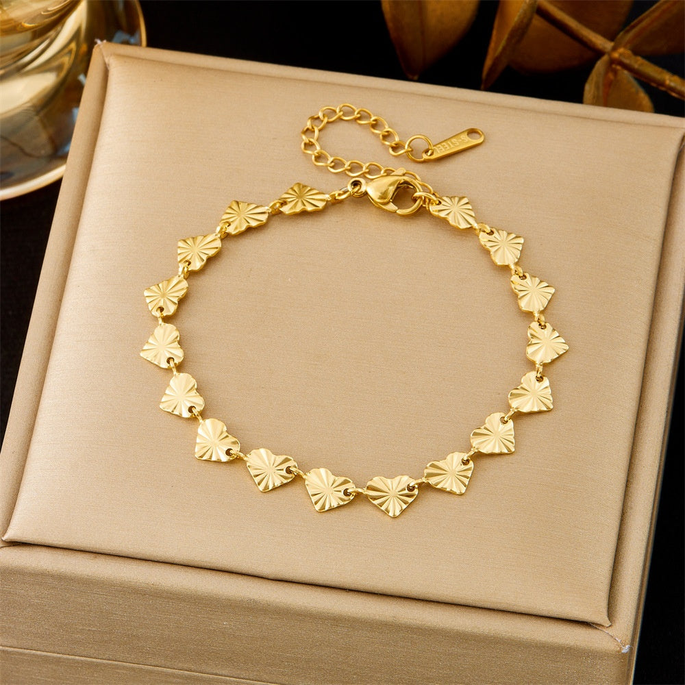 All-matching Ins Gold Fashion Ornament Bracelet