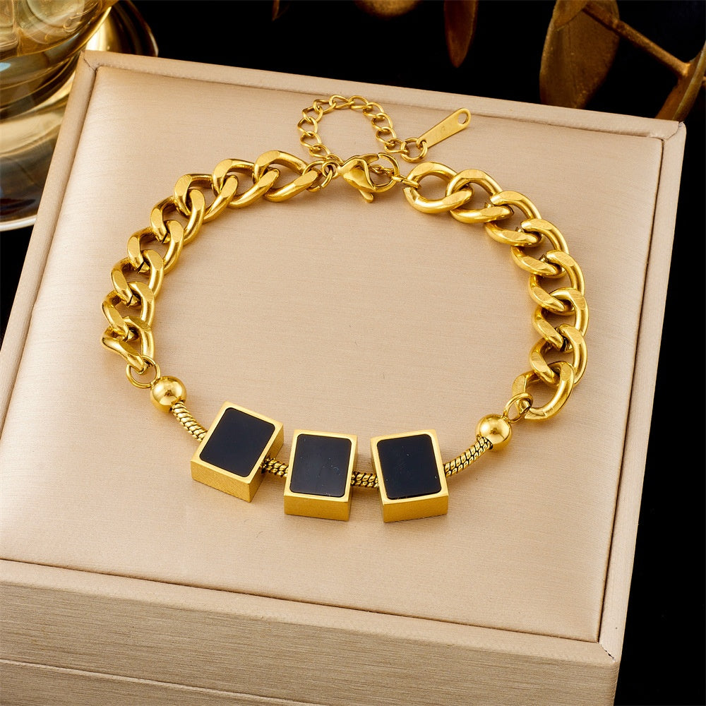 All-matching Ins Gold Fashion Ornament Bracelet