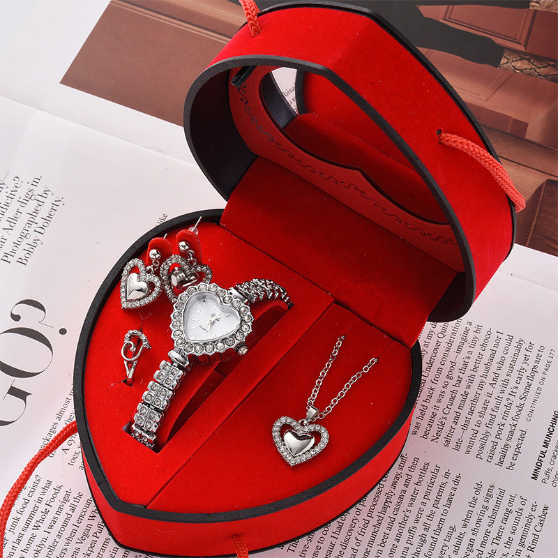 Dual-Drainage Watch In A Heart-Shaped Gift Box