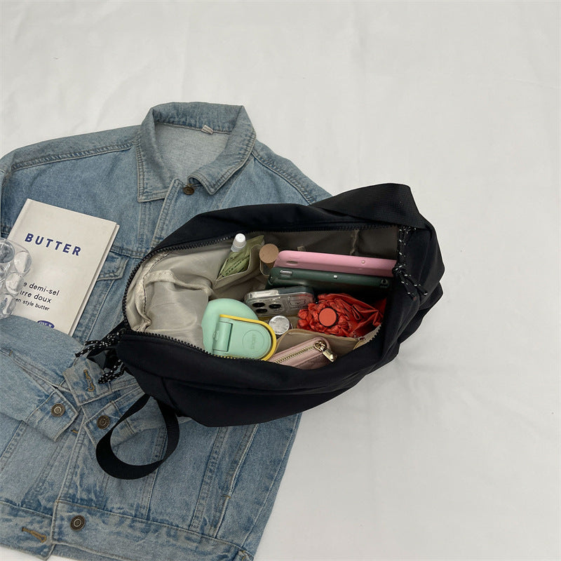 Solid-color Casual Large-capacity Shouldercrossbody Bag For Women